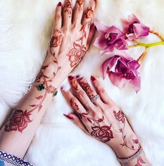 Beautiful Flowery Henna Mehndi Design Patch Tattoo Tutorial - YouTube |  Henna (mehndi) design, Henna, Henna mehndi