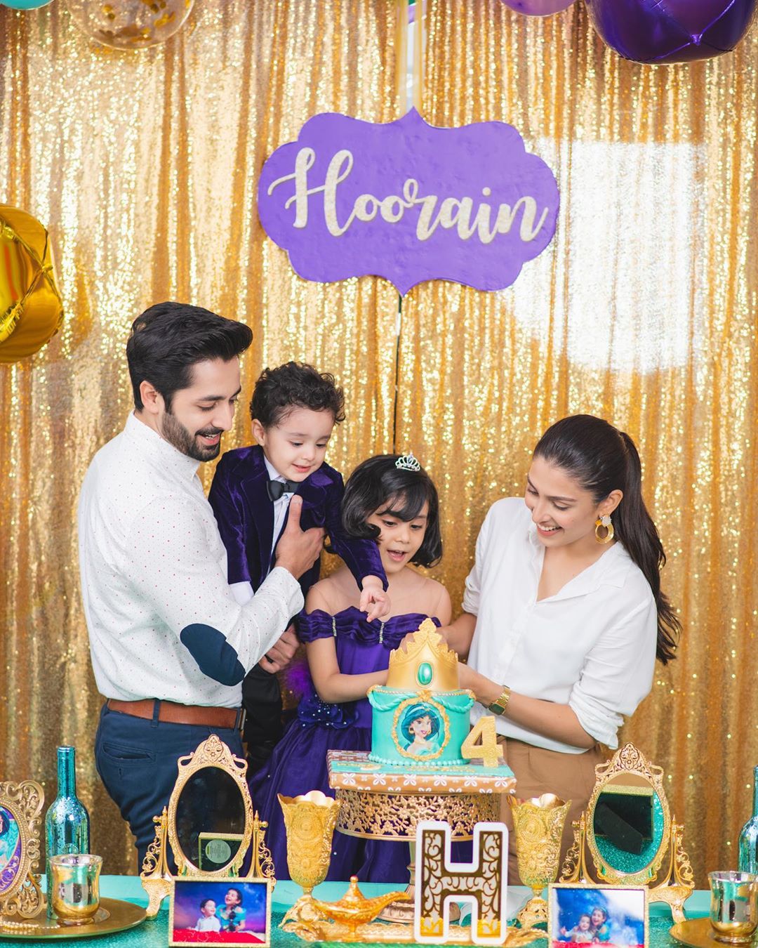 Ayeza Khan Daughter Birthday Pictures 2