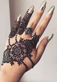 Black Mehndi Designs 3