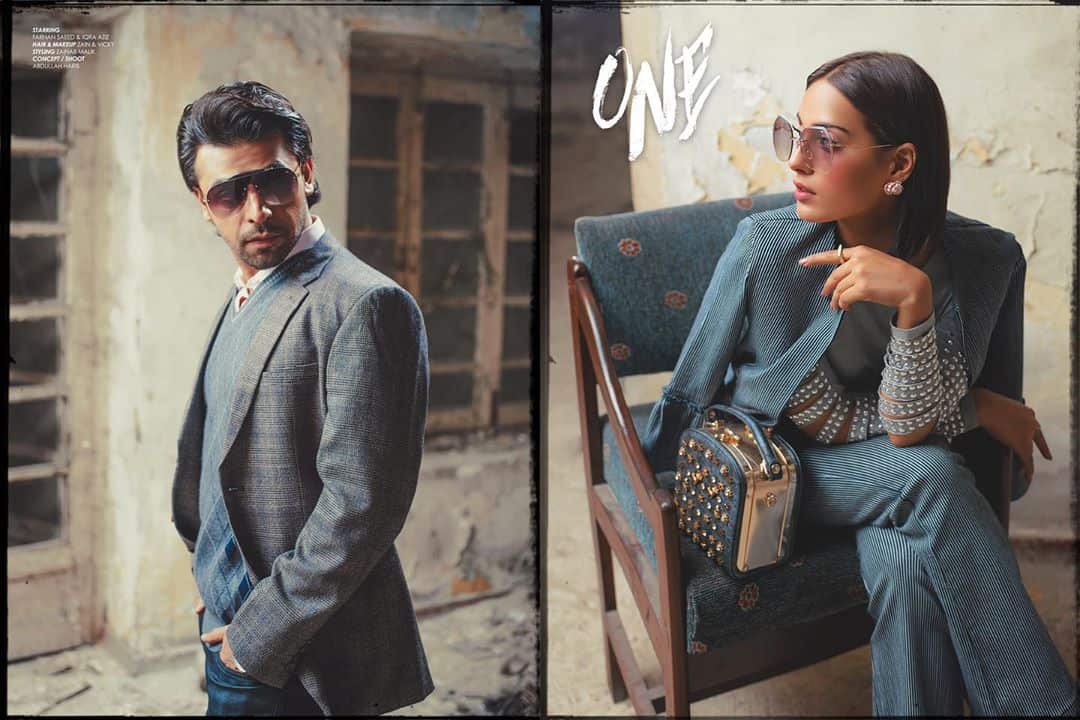 Latest Shoot of Farhan Saeed & Iqra Aziz for a Clothing Brand