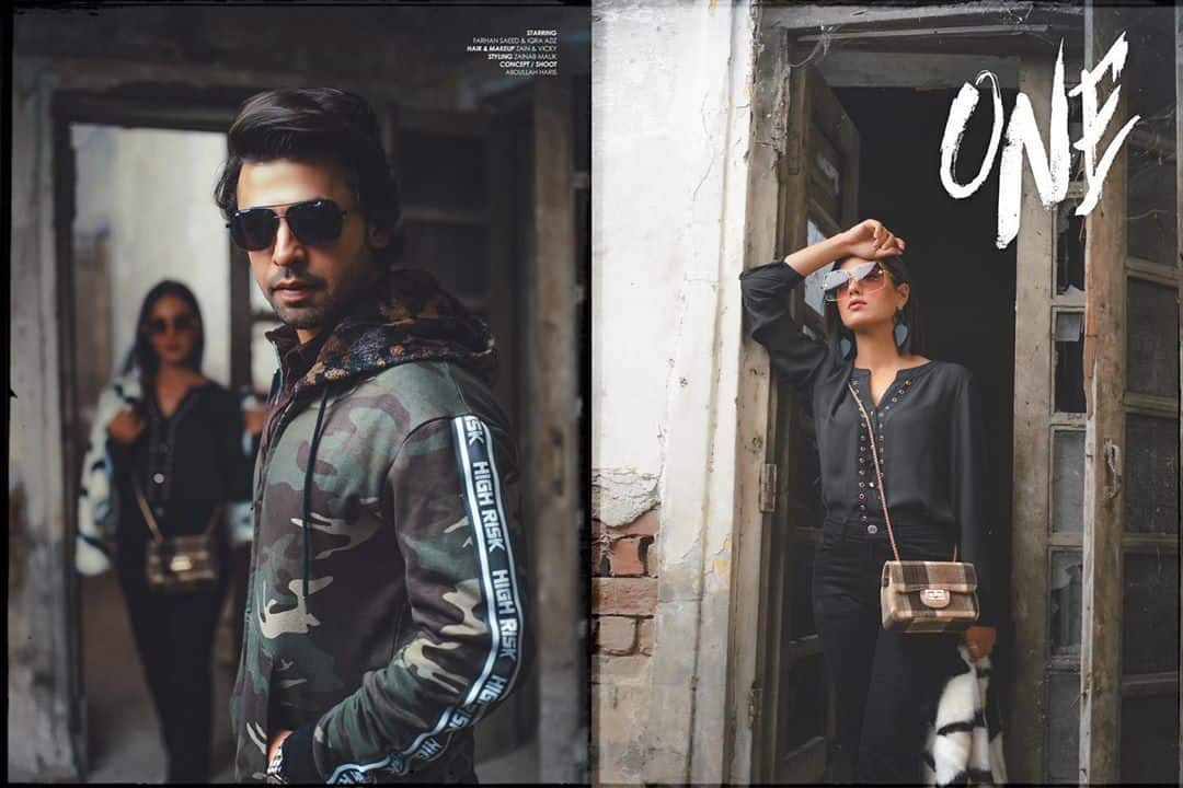 Latest Shoot of Farhan Saeed & Iqra Aziz for a Clothing Brand