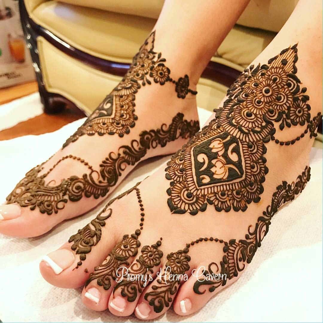 Feet Mehndi Designs 1