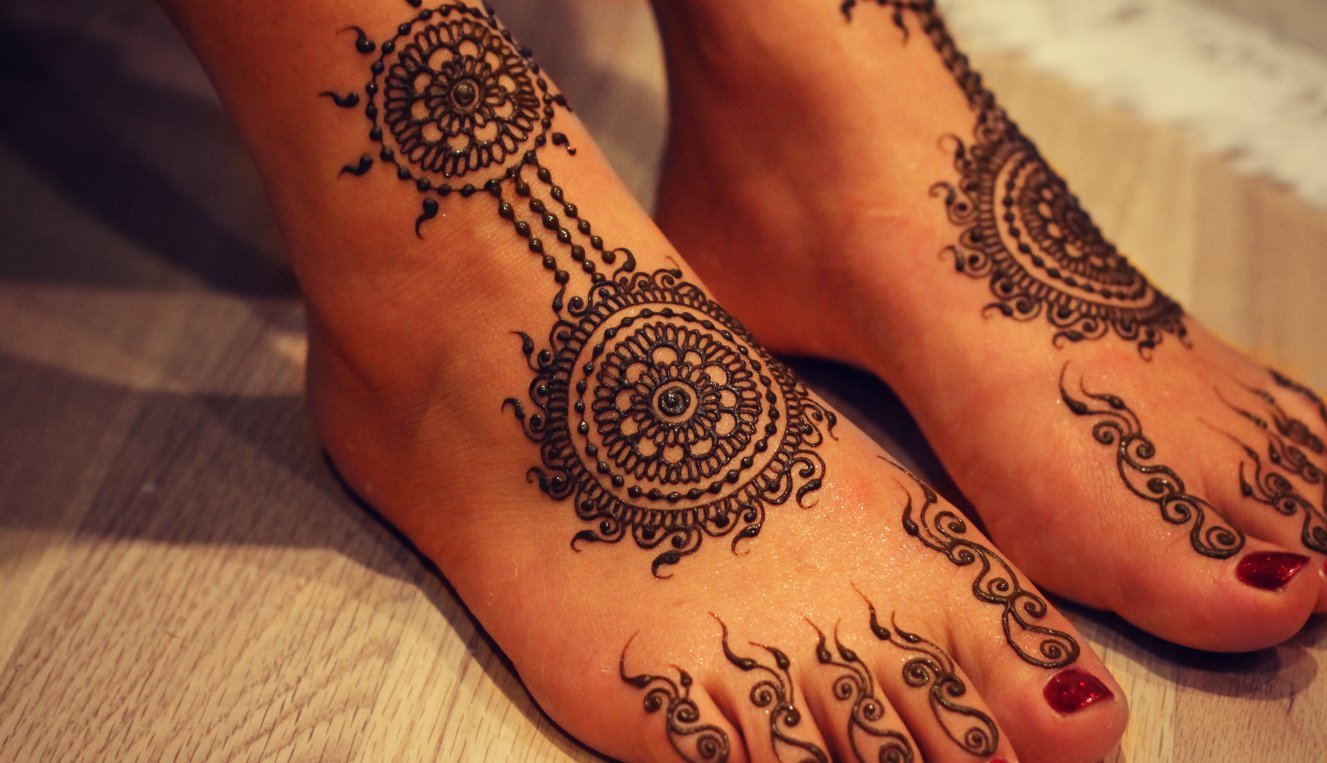 Feet Mehndi Designs 10