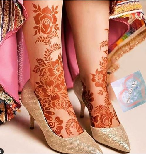 Feet Mehndi Designs 19