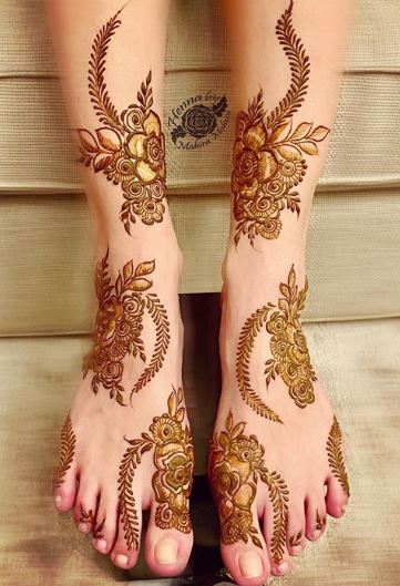 Feet Mehndi Designs 3