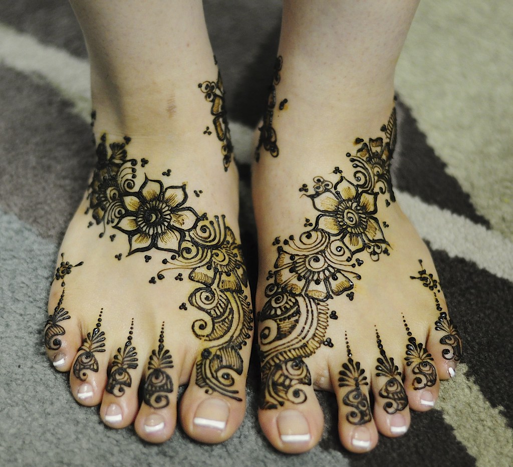 Feet Mehndi Designs 7