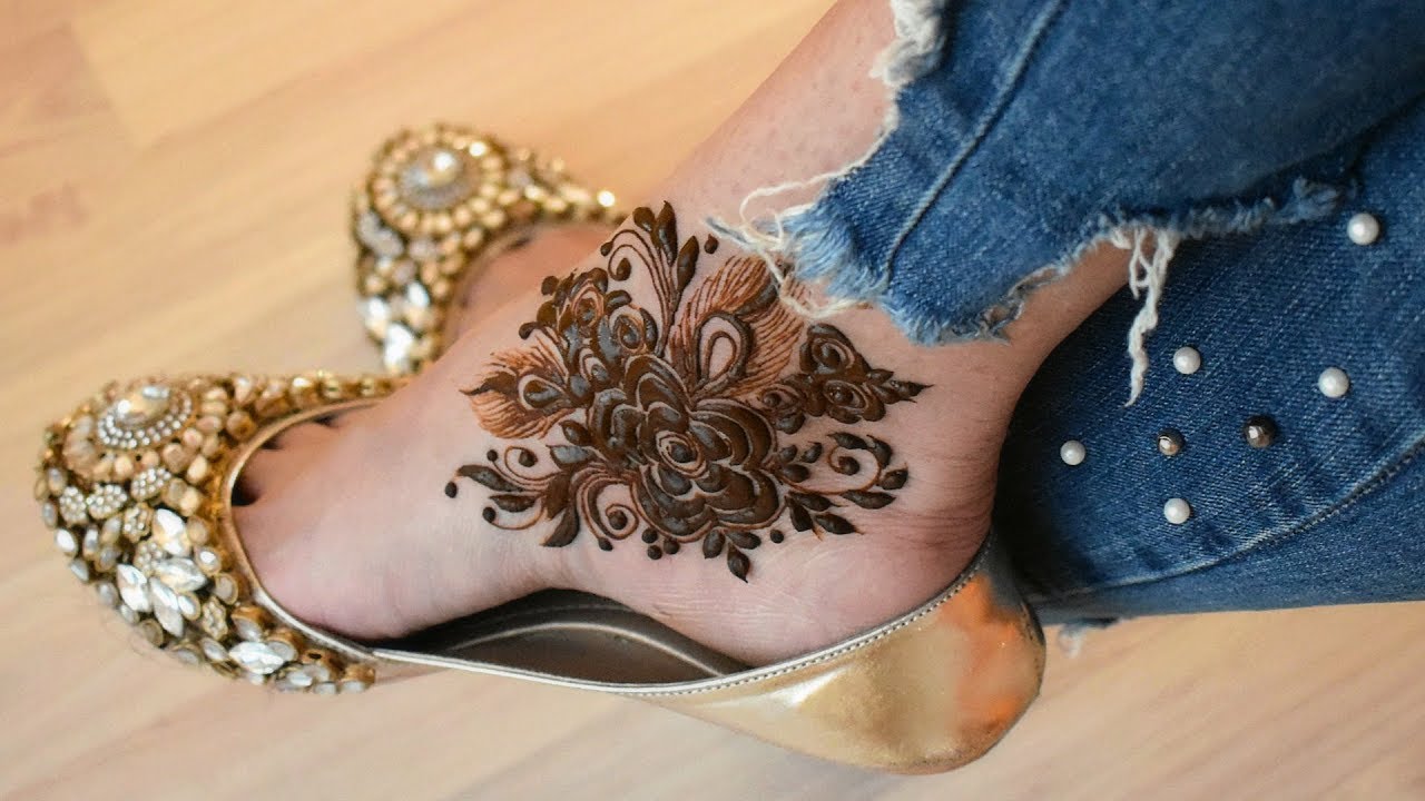 Feet Mehndi Designs 8