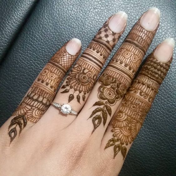 Finger Mehndi Designs 10