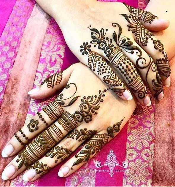 Finger Mehndi Designs 13