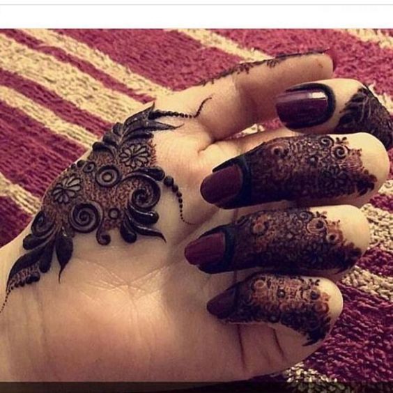 Finger Mehndi Designs 14