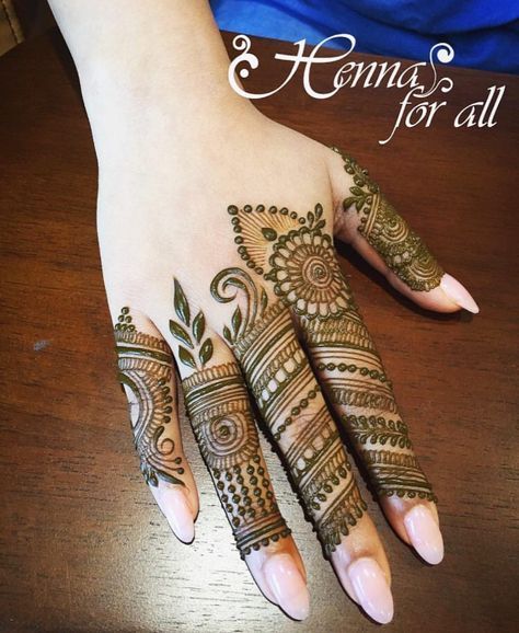 Finger Mehndi Designs 17