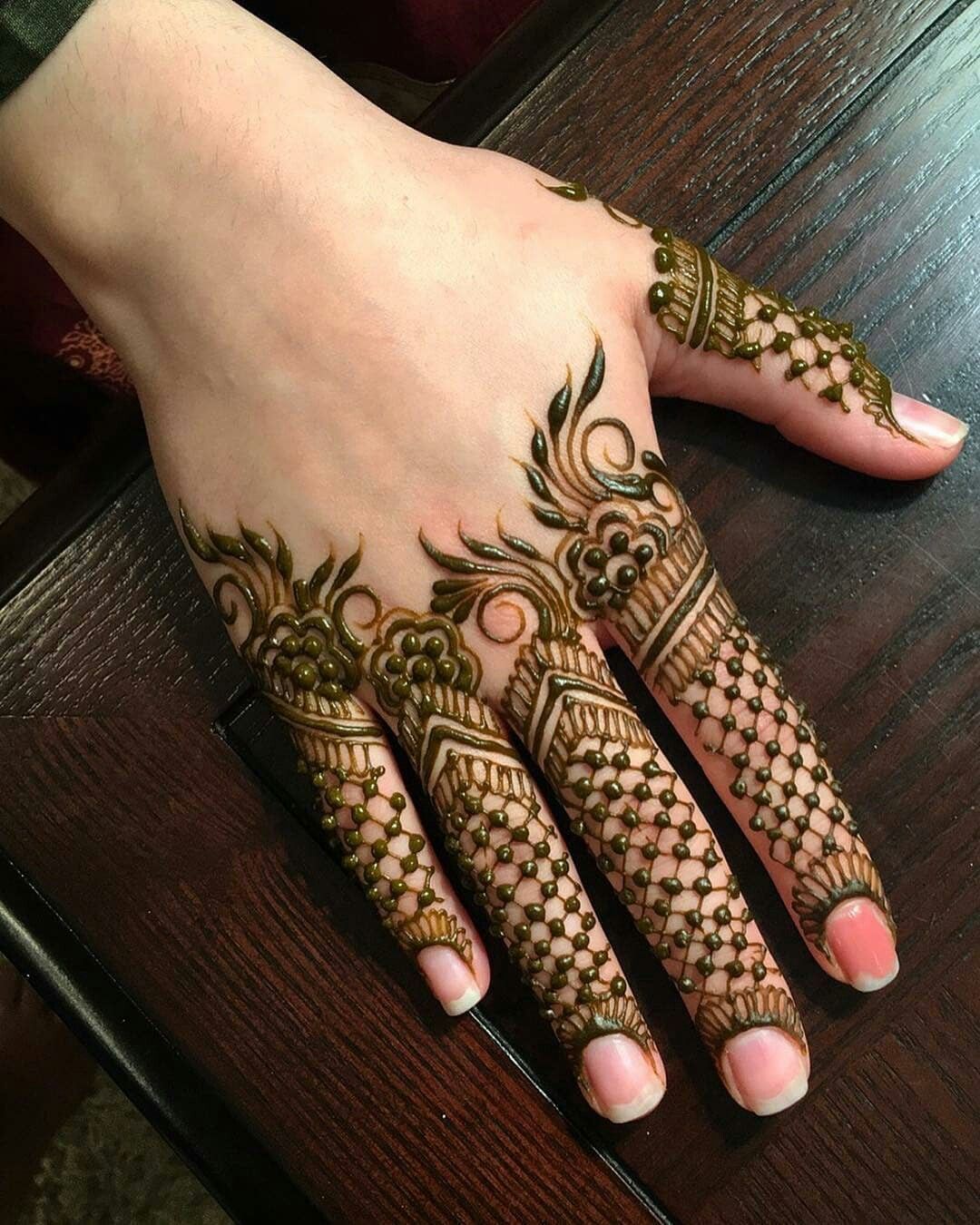 Finger Mehndi Designs 18