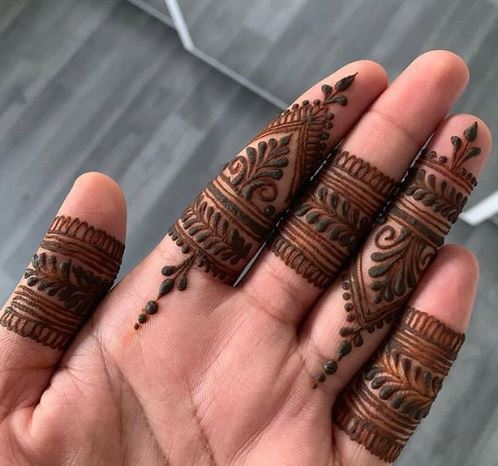 Finger Mehndi Designs 19