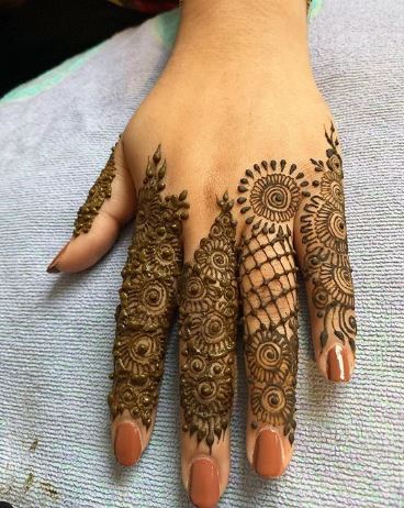 Finger Mehndi Designs 2