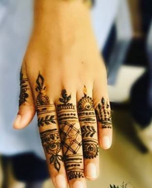 Finger Mehndi Designs 22