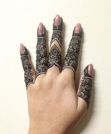 Finger Mehndi Designs 25