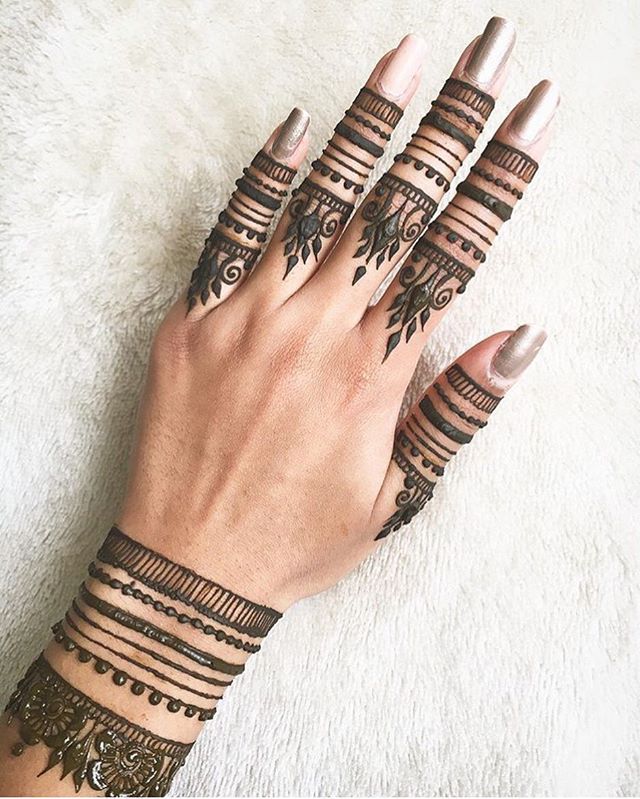 Finger Mehndi Designs 9