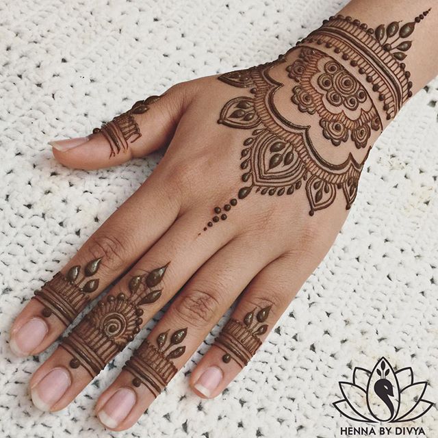 Indian Mehndi Design 15