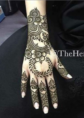 Indian Mehndi Design 7