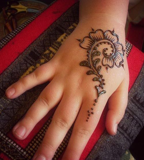 Kids Mehndi Designs 2