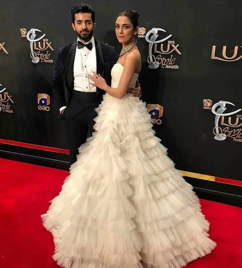 Maya Ali's Beautiful Clicks from Lux Style Awards 2019 Last Night
