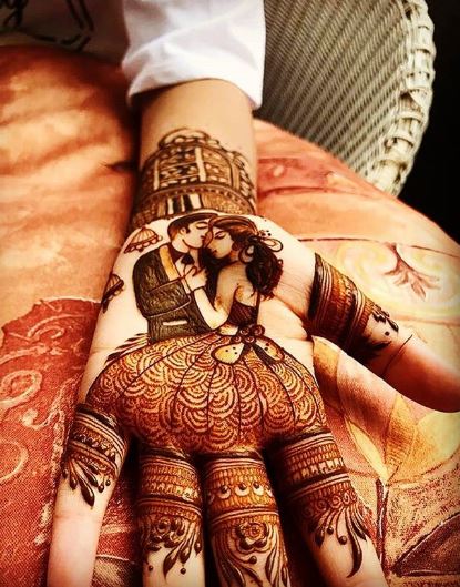 Meaningful Bridal Mehndi Design 5