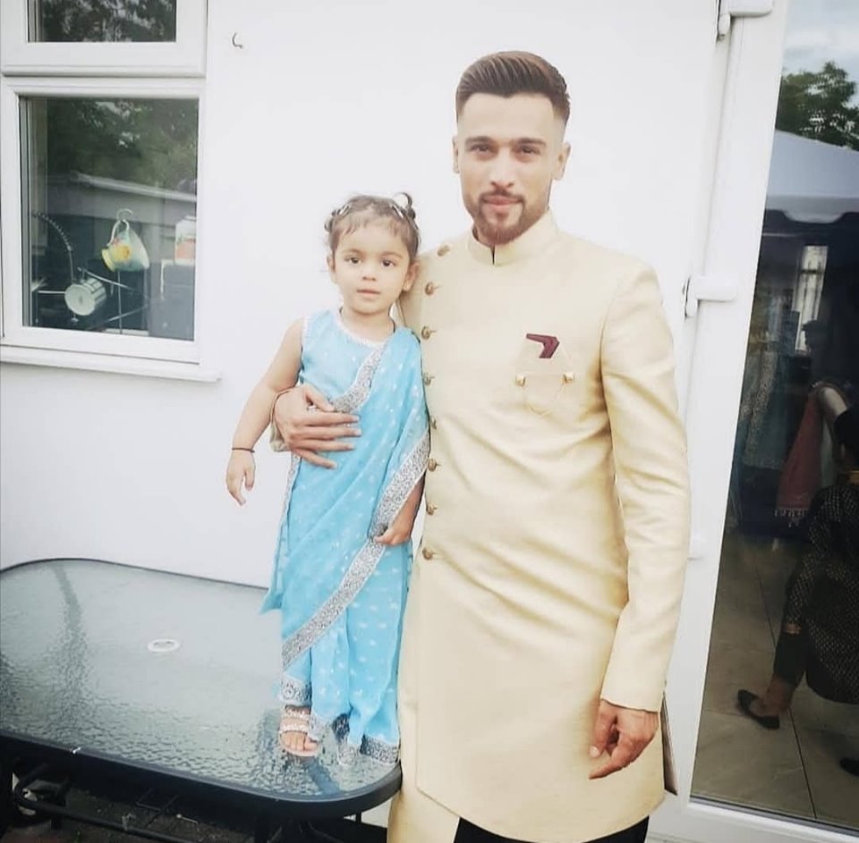 Muhammad Amir with his Family at Recent Family Wedding 2