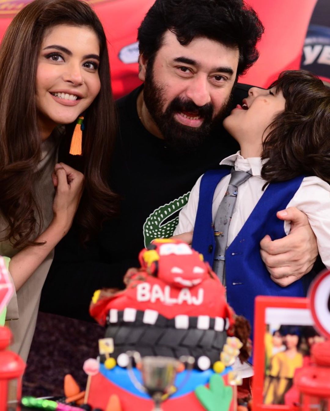 Nida Yasir Nawaz Celebrated Their Son Balaaj Birthday 2