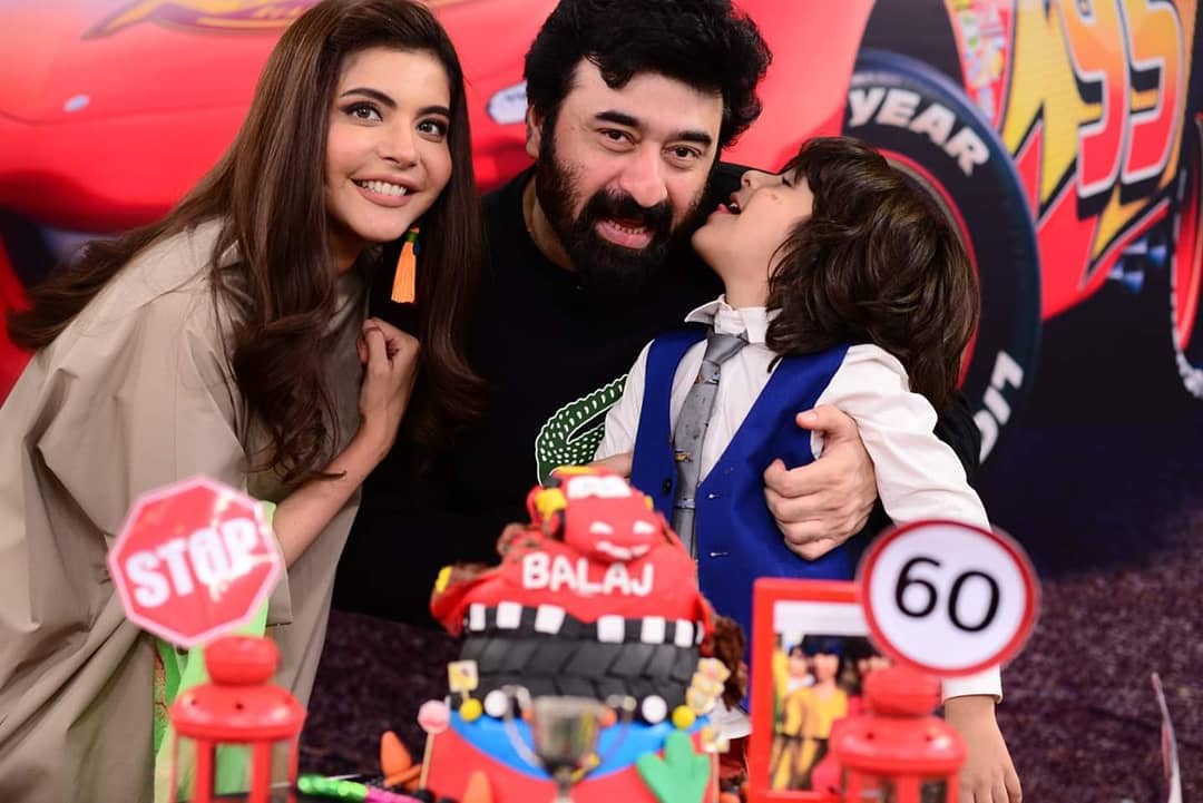 Nida Yasir Nawaz Celebrated Their Son Balaaj Birthday 5