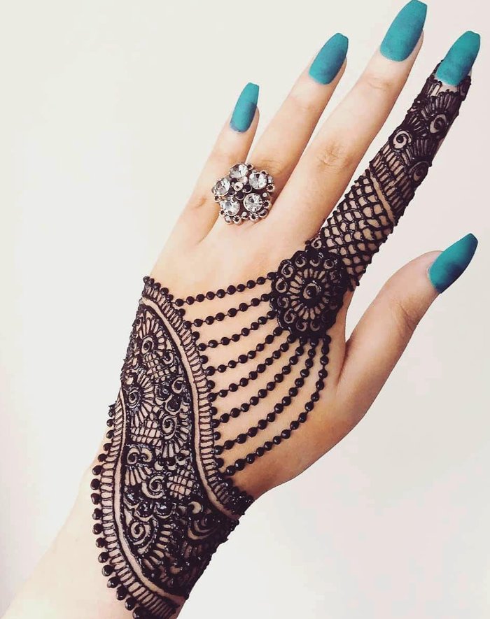 Ornamental mehndi designs 13