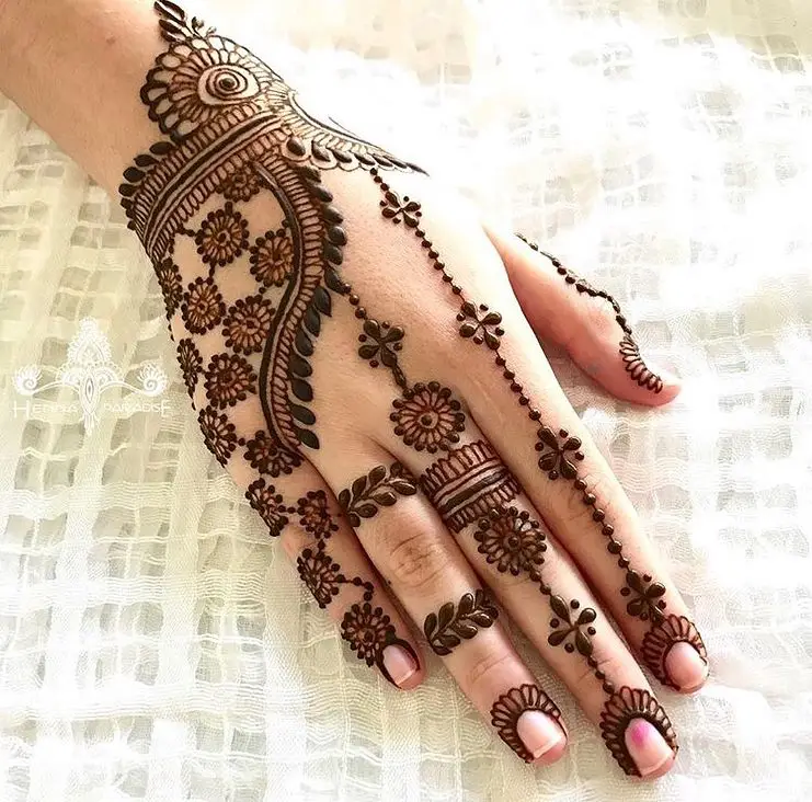 Ornamental mehndi designs 8