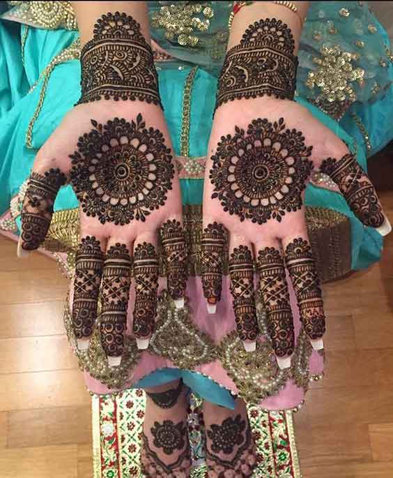 Pakistani Mehndi Design 1