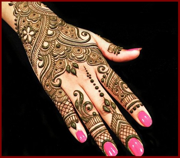 Pakistani Mehndi Design 43