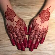 Red Mehndi Designs 9