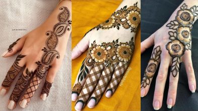 Rosette And Filigree Mehndi Designs 15