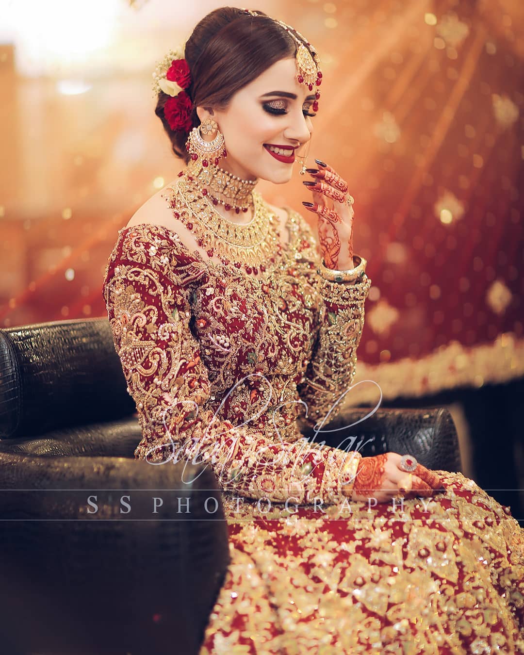 Saniya Shamshad Wedding Look 1