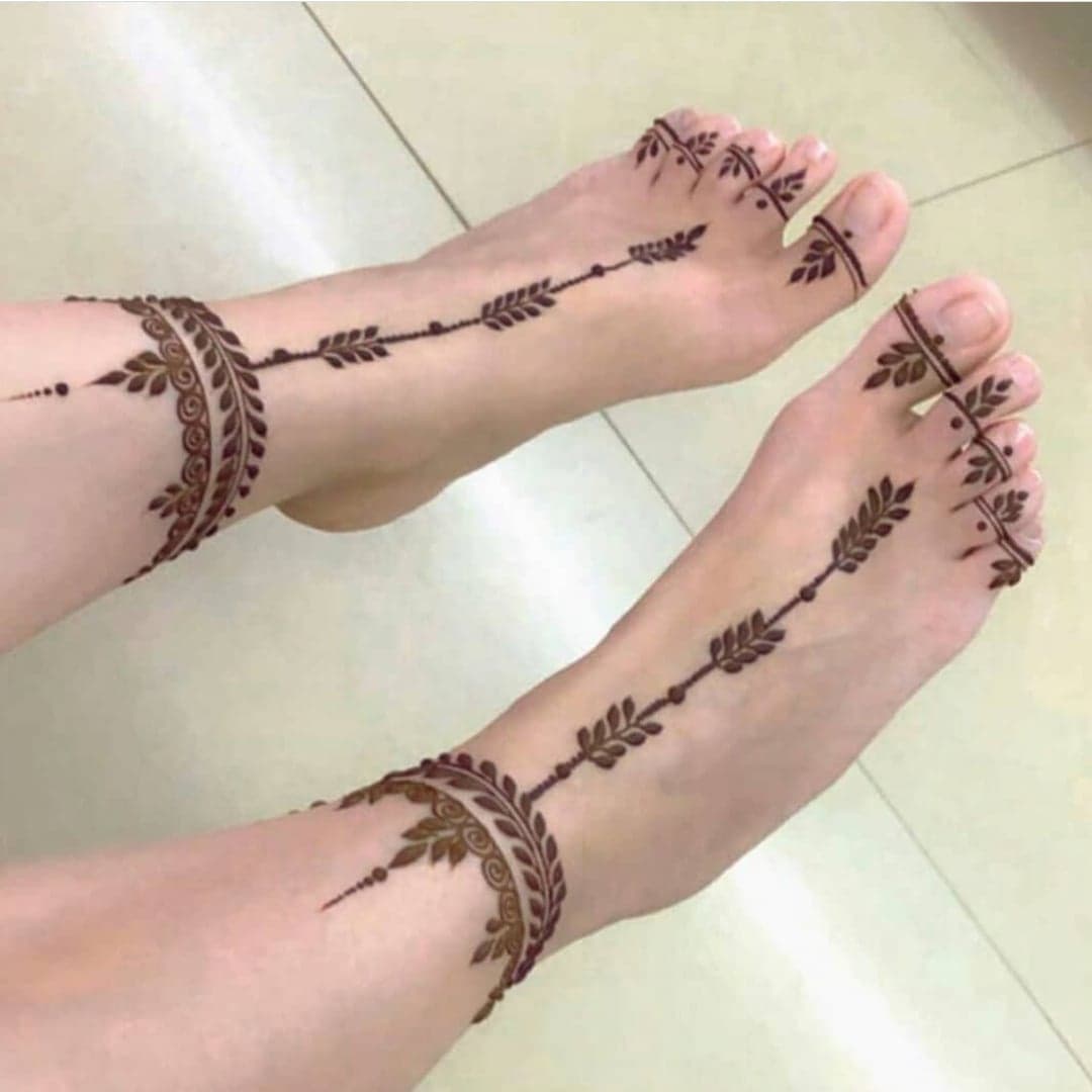 kids mehndi designs for legs | simple STAR henna mehndi designs by Top  Mehndi - YouTube