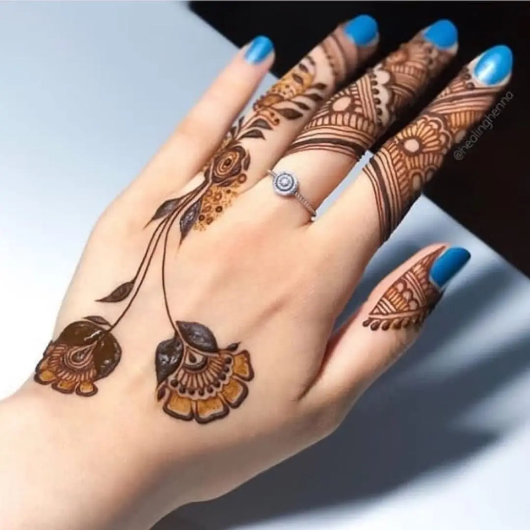 Simple Mehndi Designs 14