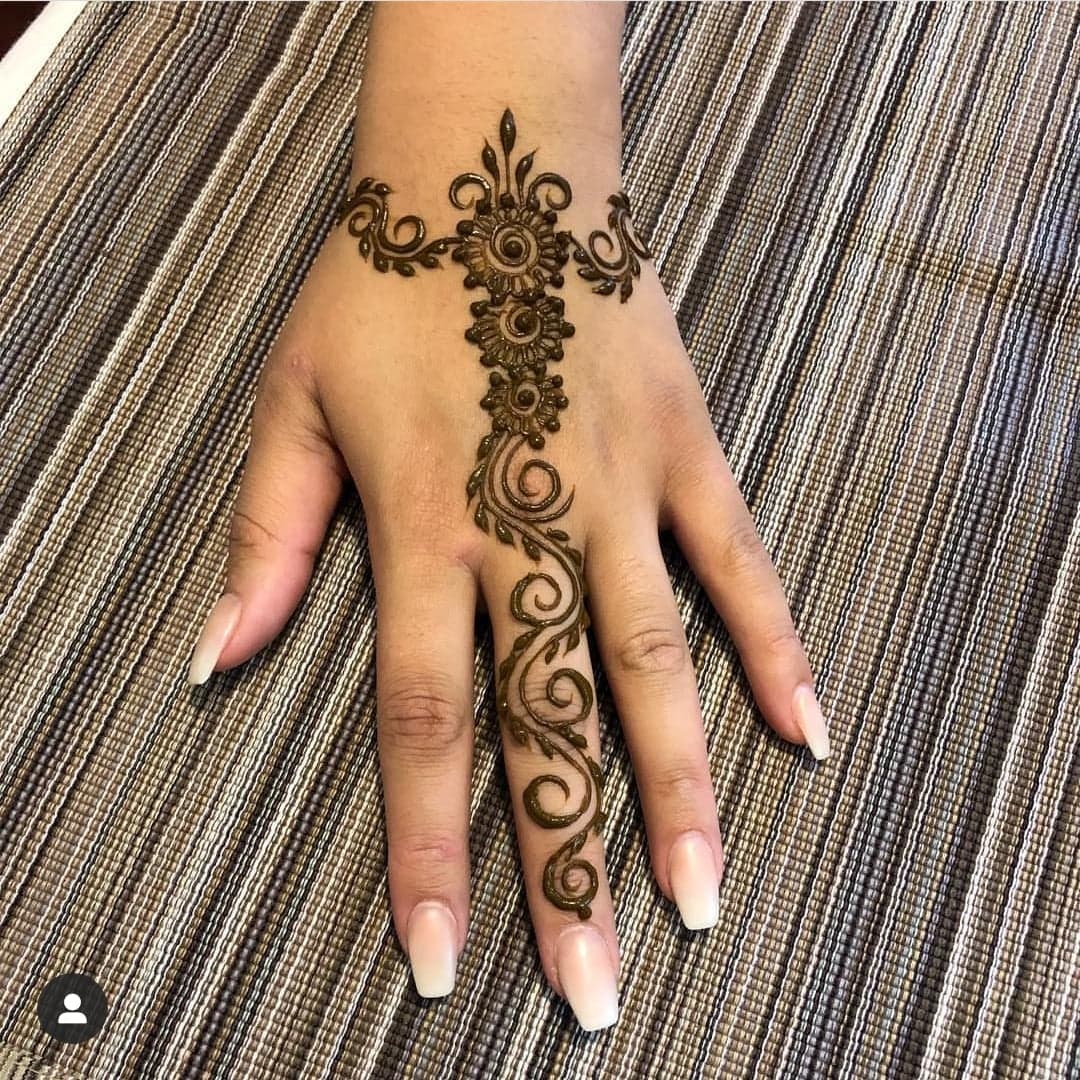 Simple Mehndi Designs 15