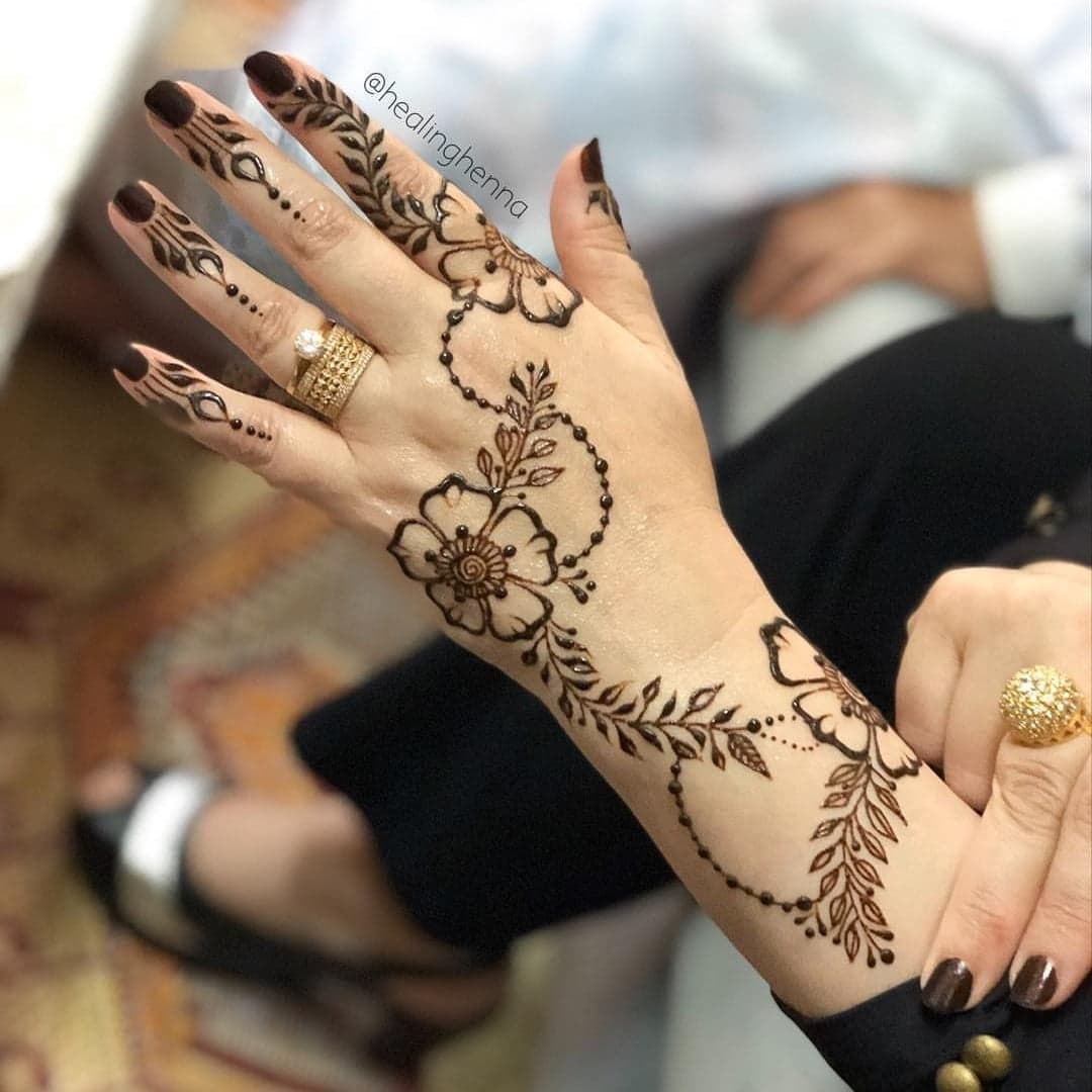 Simple Mehndi Designs 26