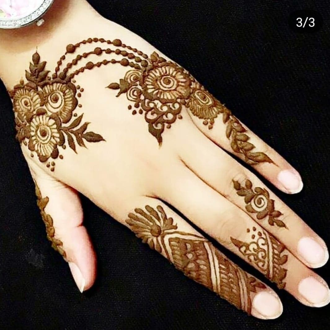 Latest Mehndi Designs For Girls Front and Back Hand in 2024