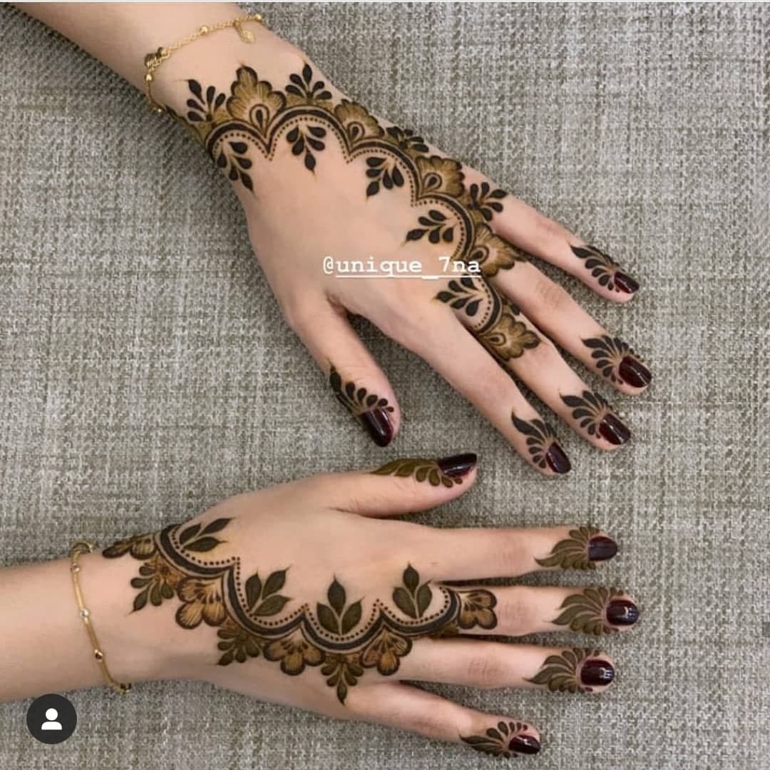 12 Unique Beautiful Back Hand Mehndi Designs