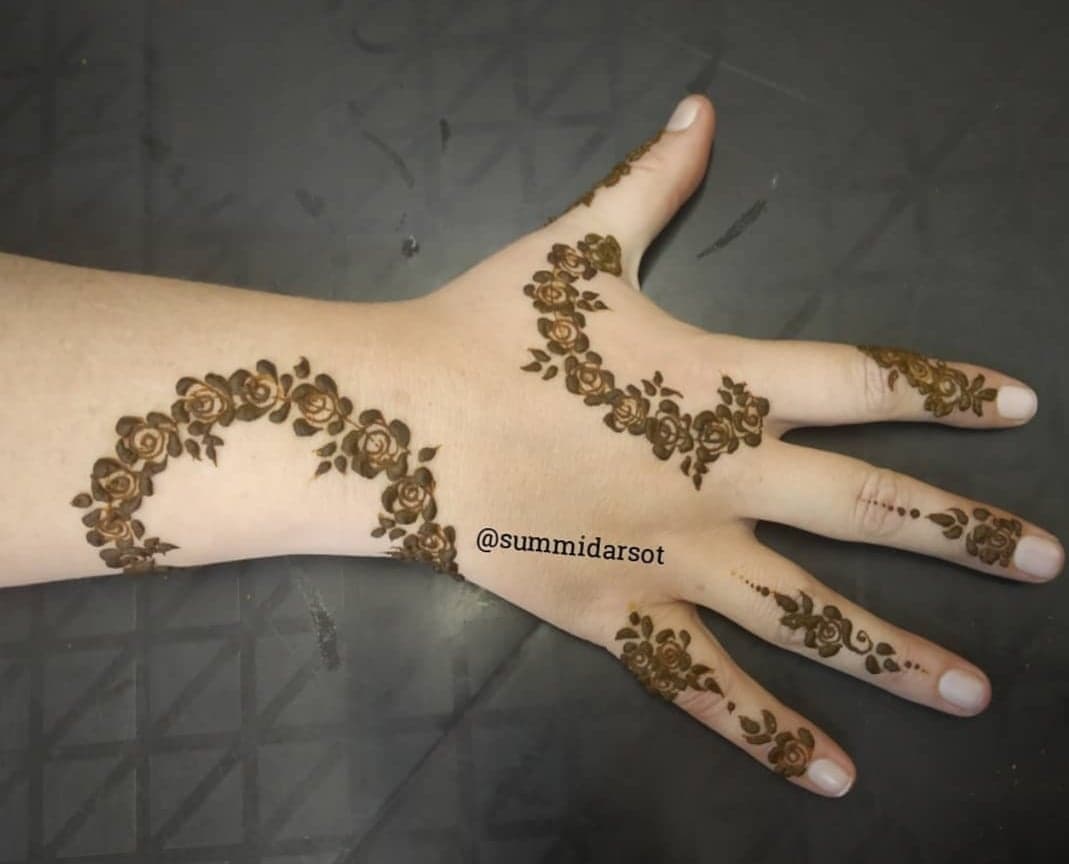 200+ Very Simple Mehndi Design Photo Gallery 2022 | Mehndi Design Simple –  Part 1 | Blush