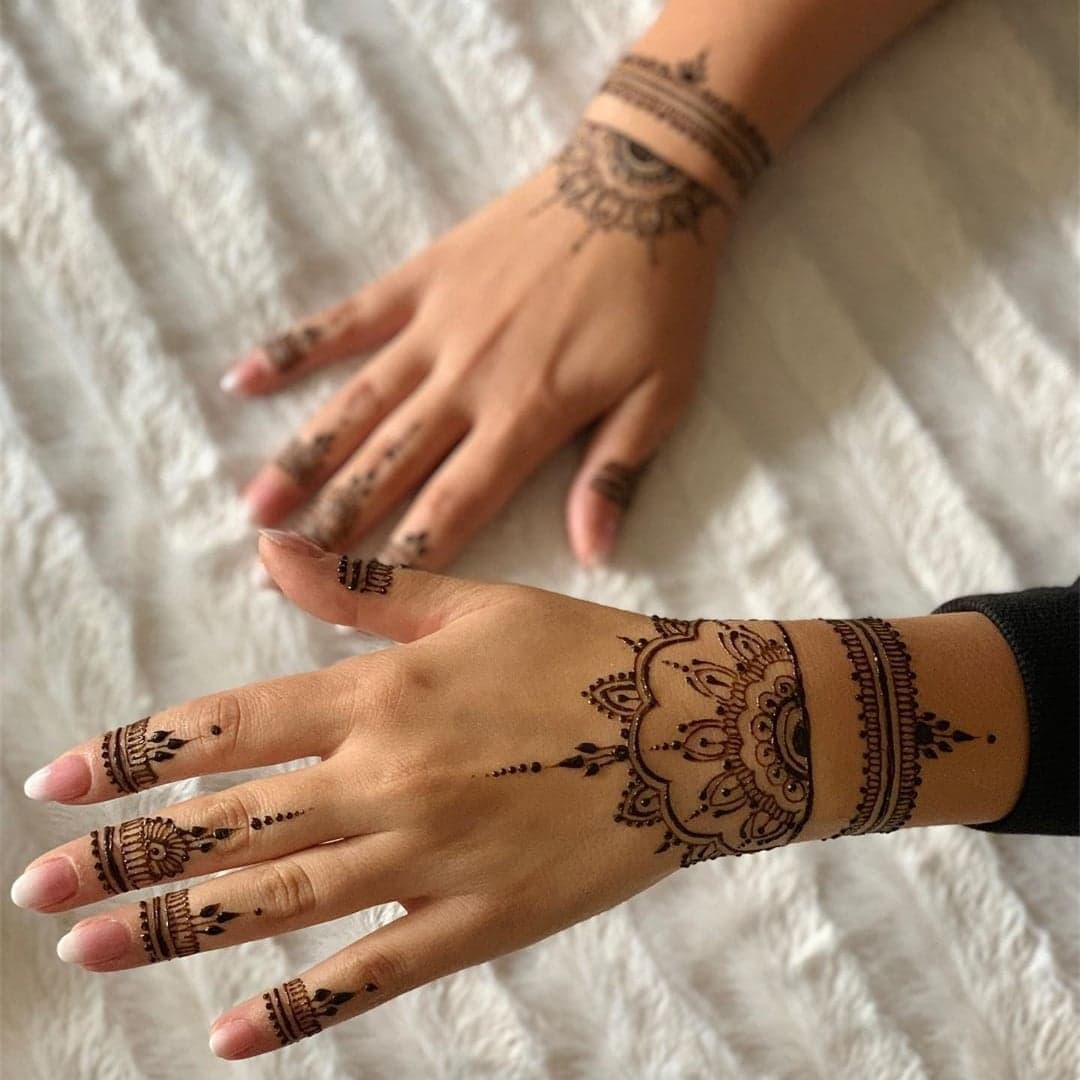 Easy full arms henna | Mehndi designs for hands, Latest mehndi designs,  Unique mehndi designs