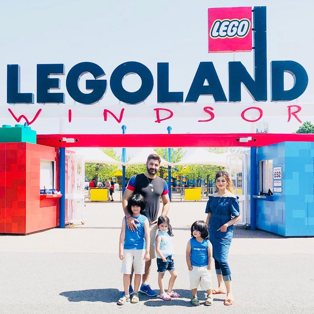 Syed Jibran with Wife Afifa Enjoying with Kids in Legoland Windsor England 3