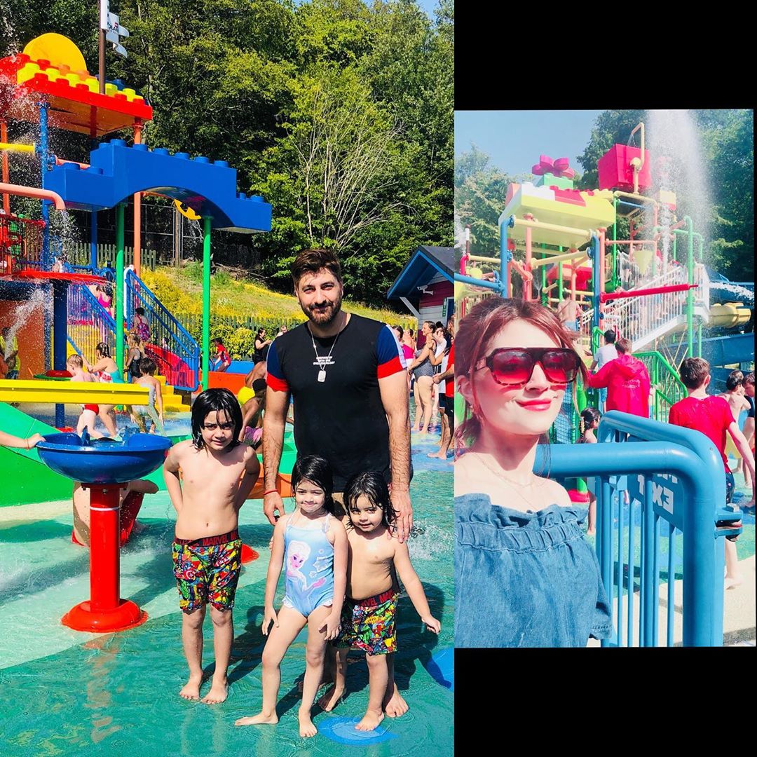 Syed Jibran with Wife Afifa Enjoying with Kids in Legoland Windsor England 4