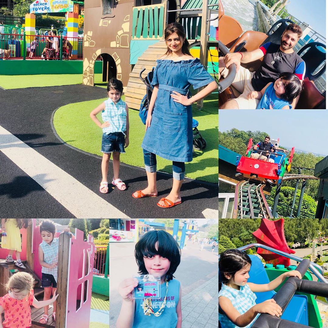 Syed Jibran with Wife Afifa Enjoying with Kids in Legoland Windsor England 5