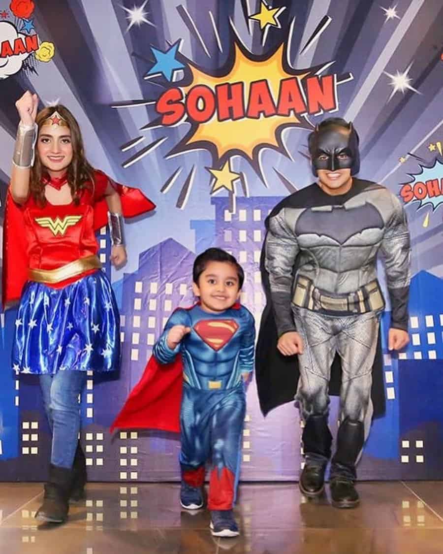 Bilal and Uroosa Qureshi Celebrated Birthday of their Son