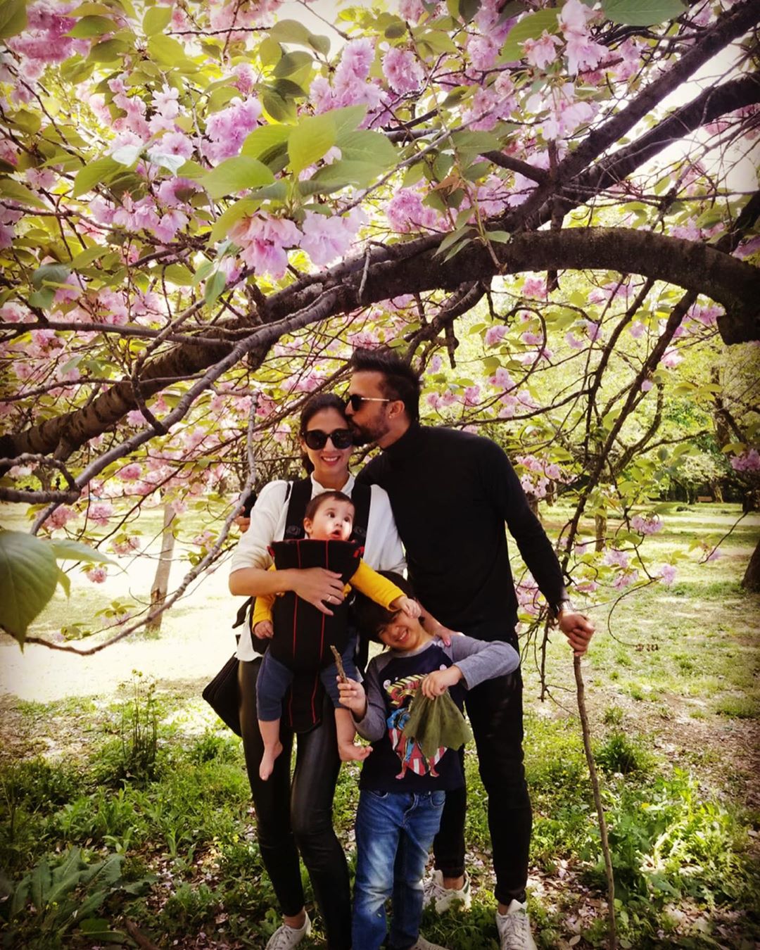 Clicks of Actor Ali Kazmi with his Family in Japan