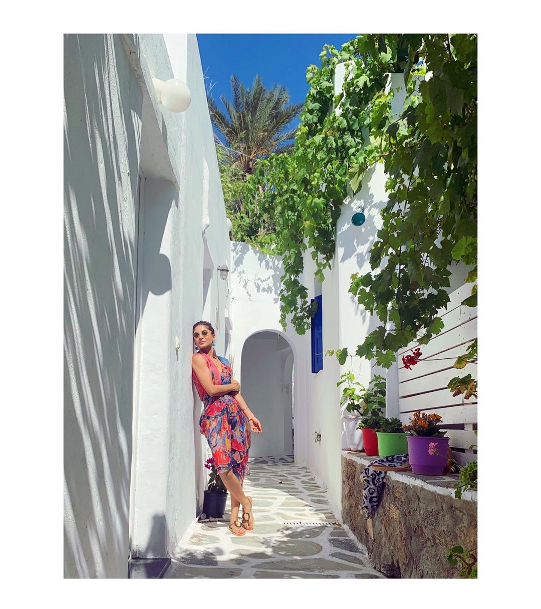 Latest Clicks of Beautiful Actress Ayesha Omar in Greece